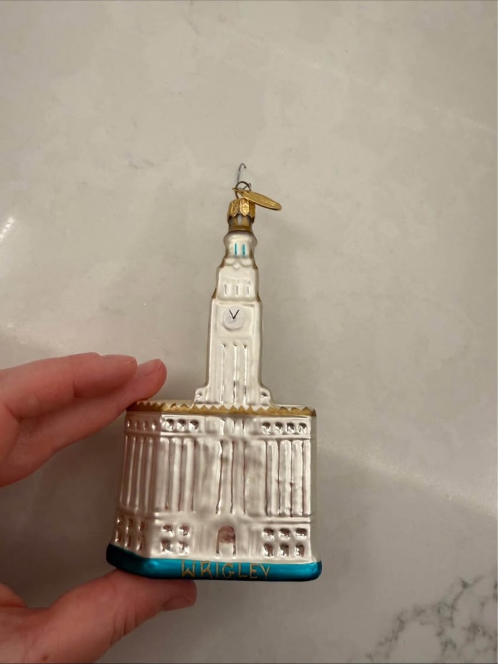 Wrigley Building Chicago Christmas Tree Ornament Landmark Creations